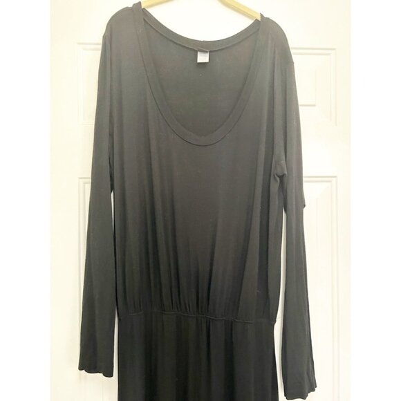 Revolve LNA Long Sleeved Black Dress Large euc - Picture 5 of 7